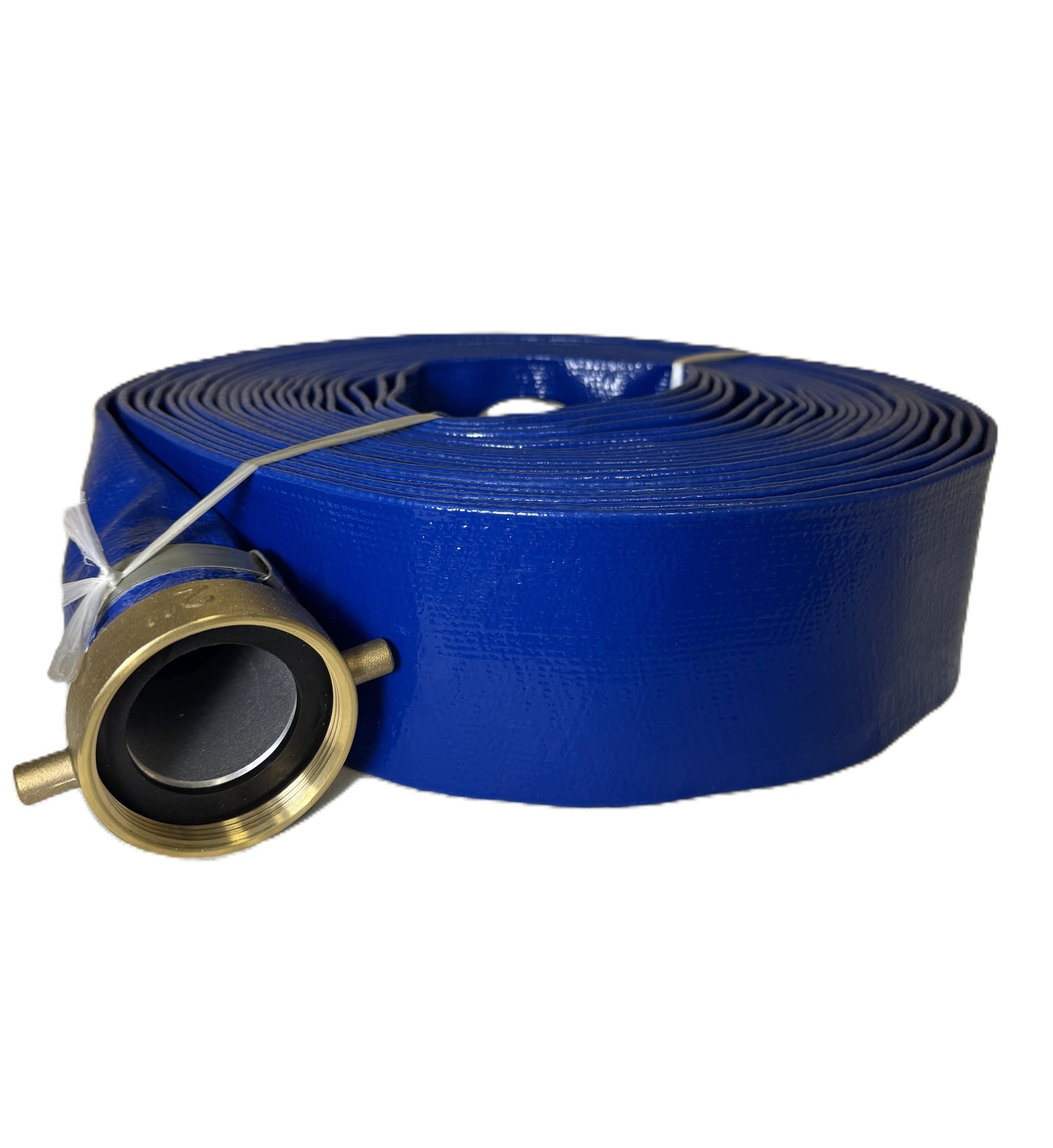Continental 2" PVC Lay-Flat Blue Discharge Hose